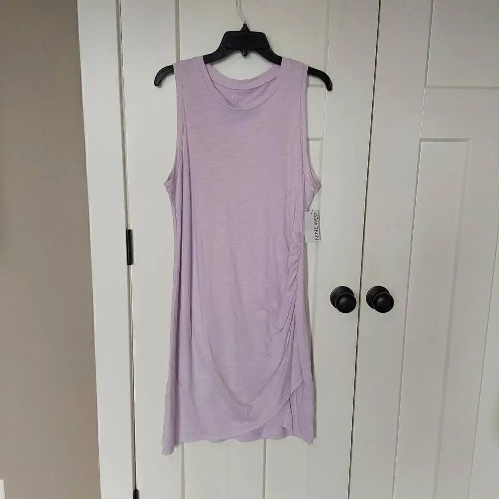 Nine West Tank Dress Barbie Core Juniors Sz XXL Purple New